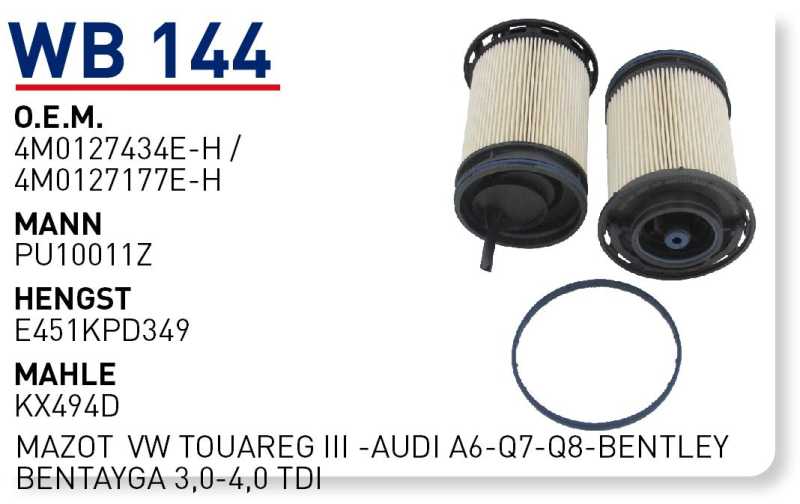 VW TOUAREG III -AUDI A6-Q7-Q8-BENTLEY BENTAYGA 3,0-4,0 TDI