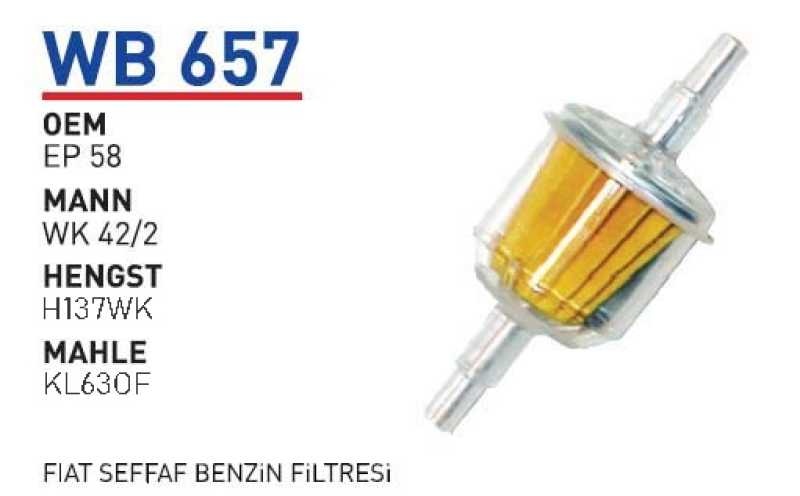 FİAT ŞEFFAF BENZİN FİLTRESİ