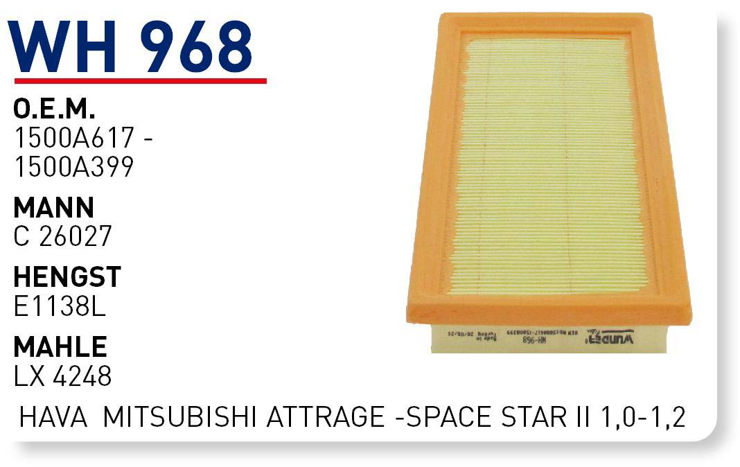 MITSUBISHI ATTRAGE -SPACE STAR II 1,0-1,2