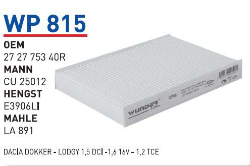 DACİA DOKKER - LODGY 1,5 DCİ -1,6 16V - 1,2 TCE